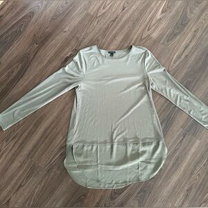 Ann Taylor Size S Women's Sage Long Sleeve Tunic Top